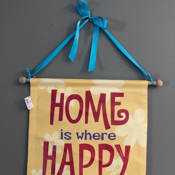 Happy Home Banner Sign NWT - Picture 3 of 8